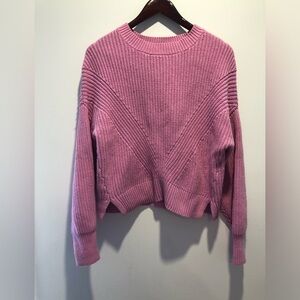 Pink Women's Knit Abercrombie Sweater